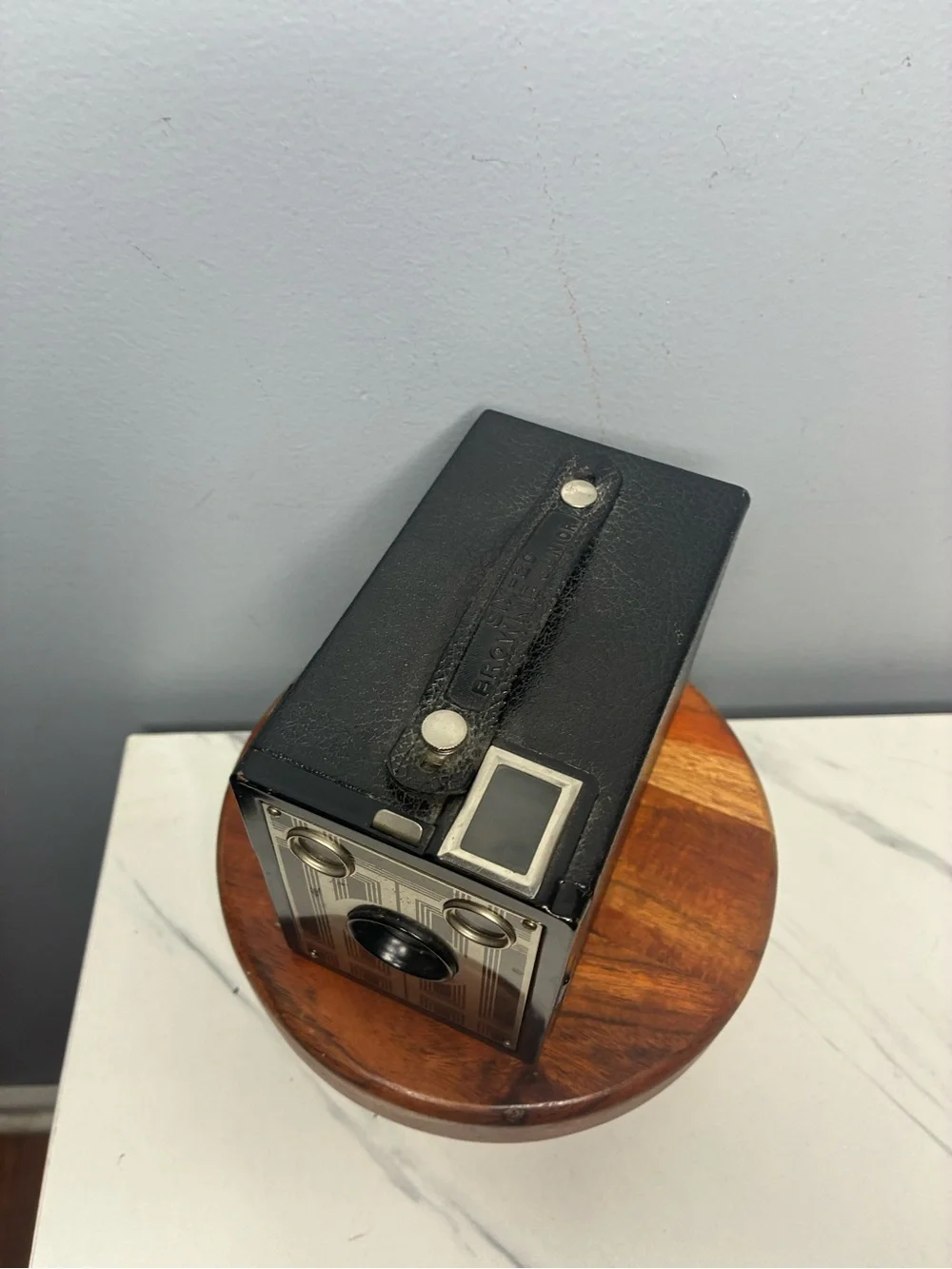 Kodak Six-20 Brownie Junior Box Camera Art Deco 1930s Antique Untested